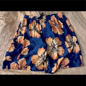 EUC Speedo Men's 2XL Multicolor Tropical Swim Trunks w/Mesh Liner